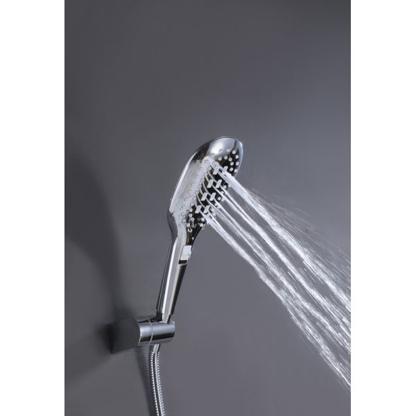 Modern Design Style Shower Faucet Bathroom Shower Set with Exposed B S Faucet Feature