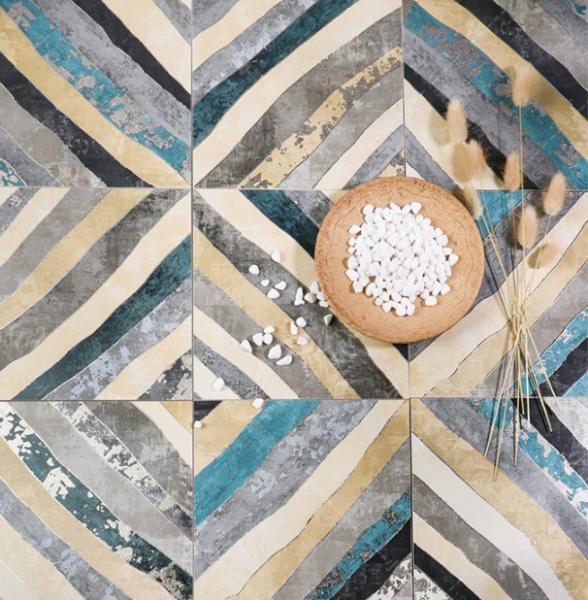 AAA Grade Light Brown Ceramic Floor Tile 200x200mm