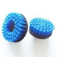Alfombra del piso del cuarto de baño que gira la cerda azul eléctrica de la escobilla del taladro 2inch