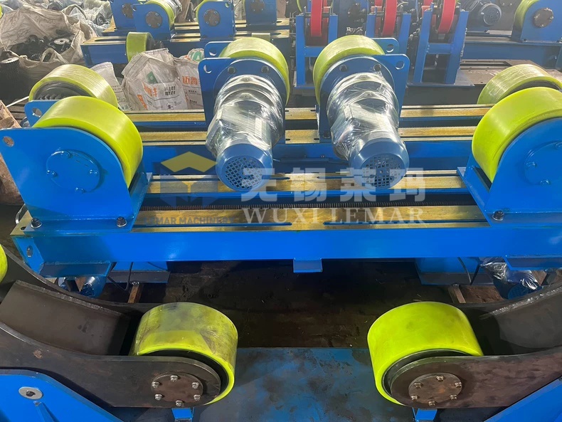 20 Ton Adjustable Turning Rolls | Heavy Duty Pressure Vessel Welding Rotator