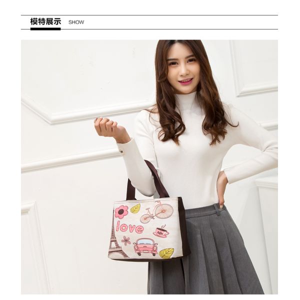 New style Women HandBag Printed middle-aged Bag Mummy Bag