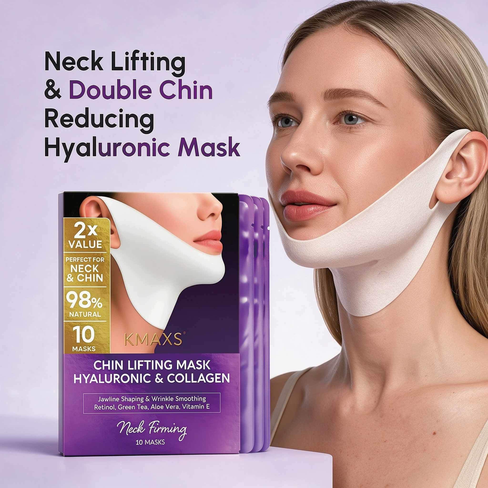 Hyaluronic Acid Collagen V-Line Chin Lifting Mask Double Chin Reduction Patch