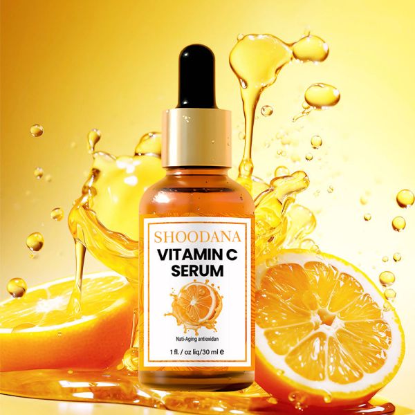 Sérum à la vitamine C OEM Cosmétique Acide Hyaluronique Acide Aminé Vitamine E Sérum Visage Hydratant