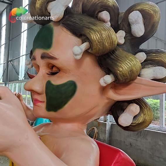 Estátua feito-à-medida impermeável do personagem de banda desenhada do Animatronics para a mostra do parque