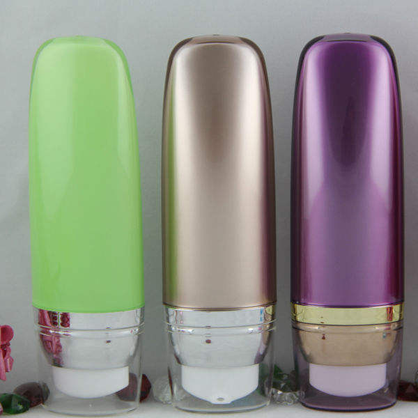 твердый пластиковый лосьон 30ml разливает акриловые косметические бутылки по бутылкам насоса сливк солнечности BB