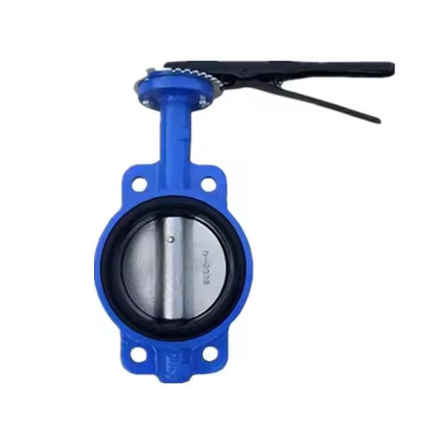 2 Inch Butterfly Valve Handle Wafer Type Cast Iron Manual Butterfly Valve