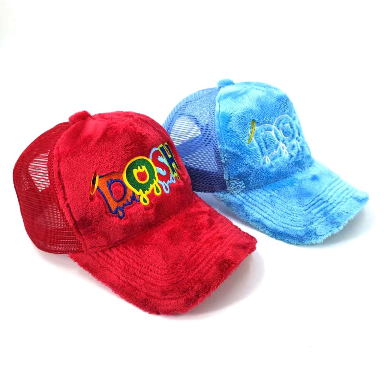 Fluffy Furry Mesh Trucker Caps Fuzzy Fur Baseball Custom Snapback Snapback Cap