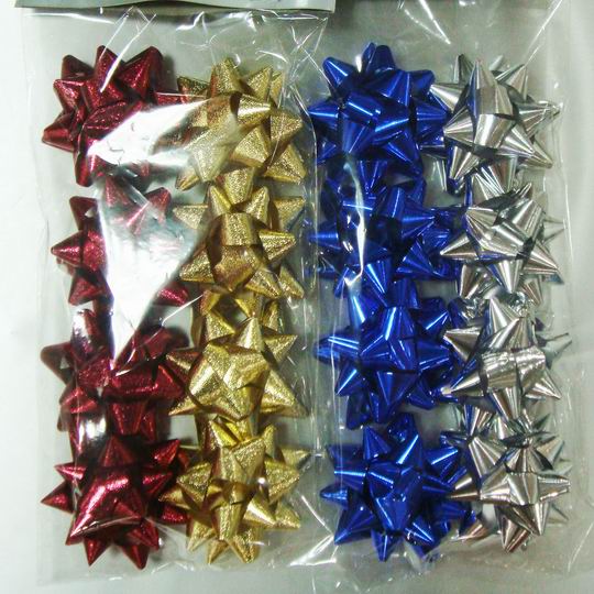 Multi material and colors christmas bow ribbon , 2” - 4