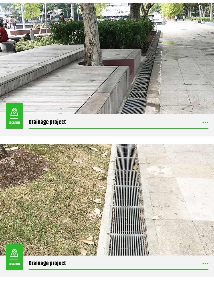 Скважина автомобильной стирки пол дренаж решетки решетки дренажной крышки из нержавеющей стали