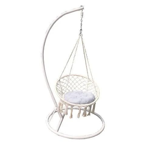 Toddlers And Adults Tassel Hanging Chair for Easy Collapsible Storage and Relaxation