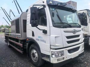 Used Line Pump stationary pump Truck 2019 Zoomlion 10022 Diesel Pumping Concrete