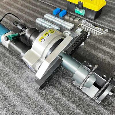 Máquina de empalme de tubería neumática de trabajo pesado para corte en frío de 14 pulgadas y preparación de soldadura