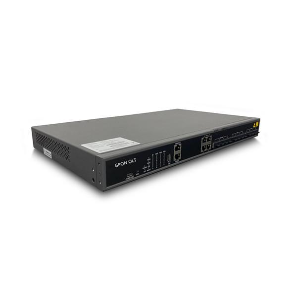 OS-GP08W GPON OLT 8PON NMS/CLI/Web management with 4*10GE uplink port,AC/DC power,Broadcom chip ZTE,Fiberhome,Huawei