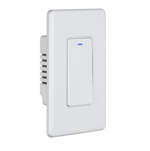 110V - 250V Wall Mounted Smart Switch 10A Wireless Smart Switches For IOS / Android Devices