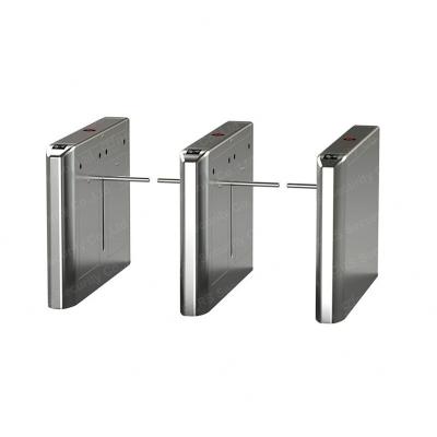 Electronic Entrance Access Management Stainless Steel Half Height Bridge Tripod Turnstile Gate