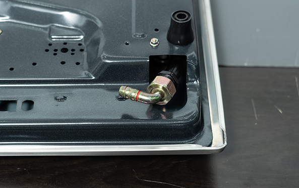 Encimera de gas empotrada de acero inoxidable de 4 quemadores, cocina a gas y eléctrica integrada