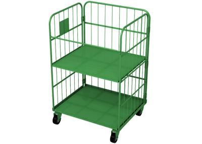 L Type Collapsible Roll Cage Containers Box Electro Galvanized