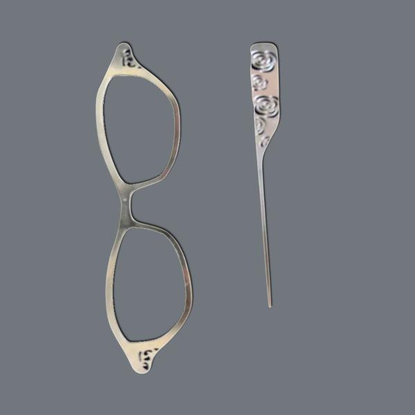 Chemical Etching Stainless Steel Metal Glasses Frame with High Durability