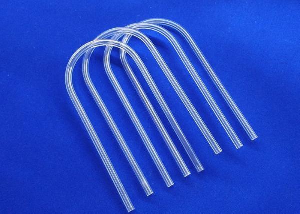 Tubo de ensaio forte do vidro de quartzo da qualidade do vidro de silicone fundido 3mm-300mm da dureza DiameterHigh para o instrumento ótico