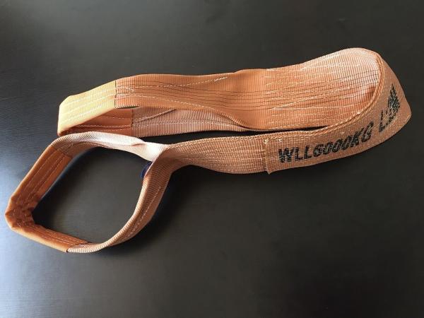 Polyester flat webbing sling ,  WLL 6T ,   safety factor 7:1  , According to EN11492-1 Standard,  CE,G