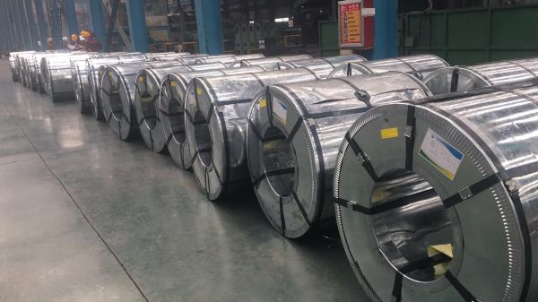 0.13-1.0MM Unoiled Galvanized Steel Coils With Regular Spangle 150g Zinc Coating