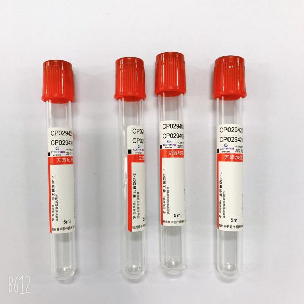 Customized Plain Blood Collection Tube Anticoagulant Plain vacuum blood colletion tube Tubes