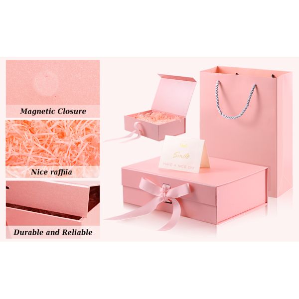 Luxury Shopping Bags, Matte Modern Embossed Birthday Merchandise Clothing Business Store Wedding Guests