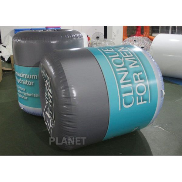 Balises gonflables de l'eau du signe 1.5x1.5m de natation cylindrique pour emballer des marques