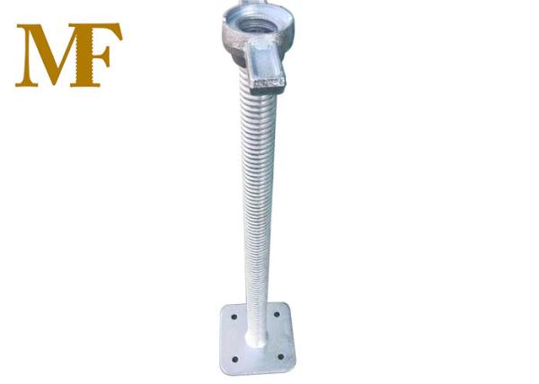 Forjado Supersize o plano quadrado ajustável do aço carbono da porca da base de Jack