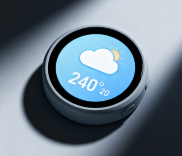 Écran LCD TFT rond à zone active de 32,4 mm, 1,3 pouce, résolution 240*240 pour appareils portables intelligents