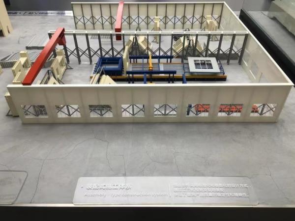 Prefabricated Building Scale Models 1:150 Construction Site Model Architecture