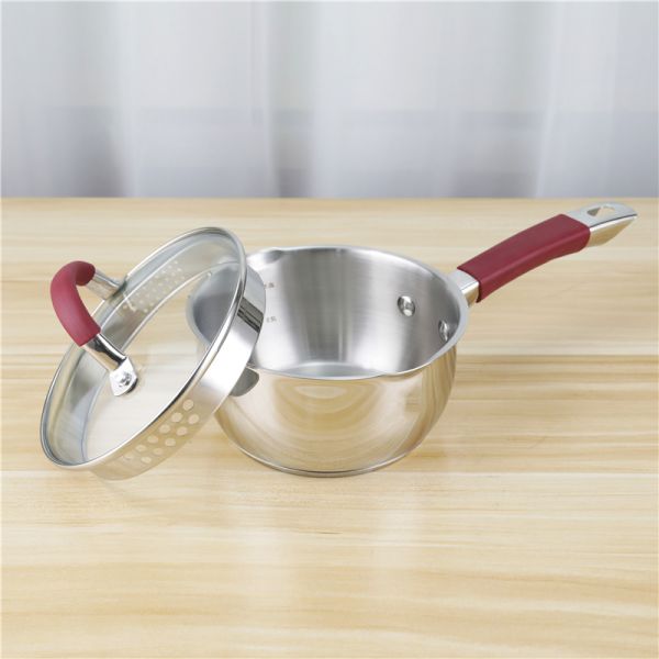 5pcs Non Stick Cookware Set Kitchenware Stainless Steel Cooking Pot OEM