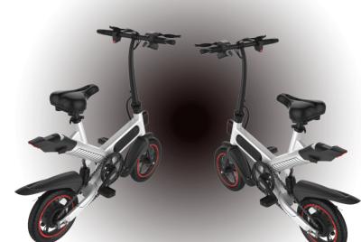 Custom 14 Inch Folding Bike , Electric Assist Bicycle Mechanical Disc Brake