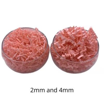 Bulk 1kg Raffia 4mm Pink Shredded Paper Stuffing Paper For Gift Box