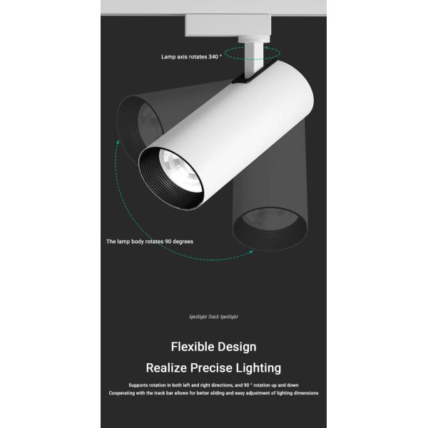 90lm/w Lamp Luminous Efficiency COB Spotlights for Clothing Stores and Sky Lanterns