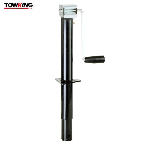 Industrial Steel Round 15 Lift 5000 Lbs RV Trailer Jack Heavy Duty