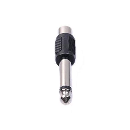 RCA audio connectors , 6.35mm Male Mono Audio Adapters Connectors Plugs