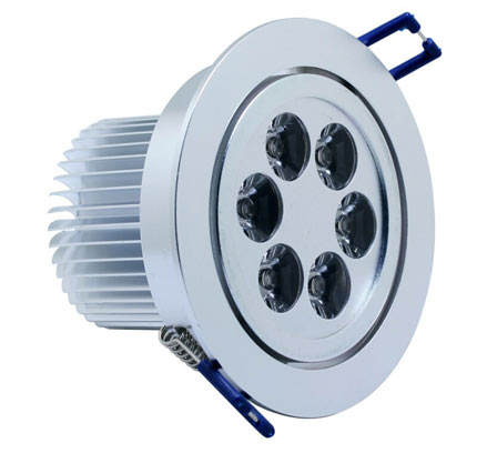 6*1W Edsion / SSC / Bridgelux Custom Warm White High power Led Recessed Ceiling