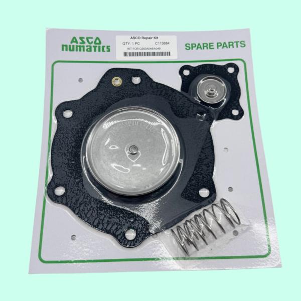 Kit de reparación de diafragma de 2 pulgadas ASCO C113684 válvula de pulso G353A049 Accesorios para recolectores de polvo