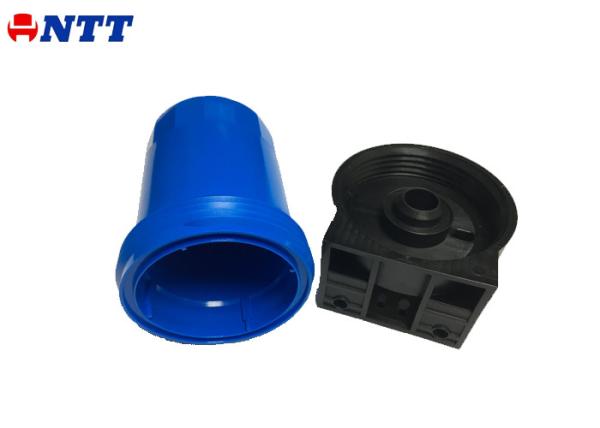Hot Runner System Plastic Cover Mould Blue Bottle And BlacK Cap For Home Appliances