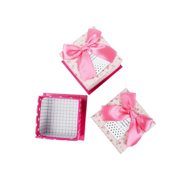 Переработанные материалы Маленький подарочный ящик для девочек Серёжки
