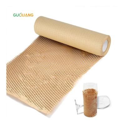 Eco-Friendly Honeycomb Packaging Paper Cushioning Kraft Paper Wrap Roll Parcel Art Craft Materials Packaging Paper