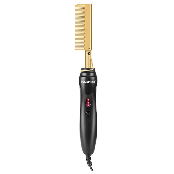 Do Straightener quente do cabelo do agregado familiar o endireitamento elétrico cerâmico do cabelo penteia a ondulação passa aquecido escova