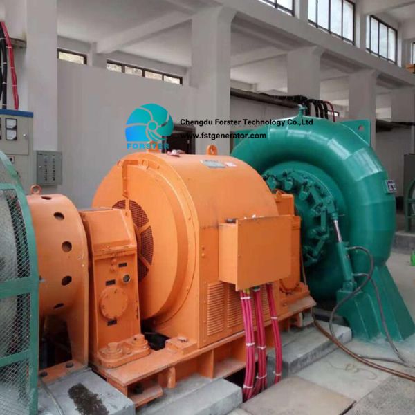 High Voltage 400v / 35kv Reversible Francis Turbine , Low Head Hydro Generator
