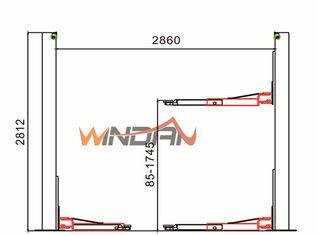 4000kg Hydraulic Car Lift Suv Vehicle Lifting Equipment 2.2kw Motor