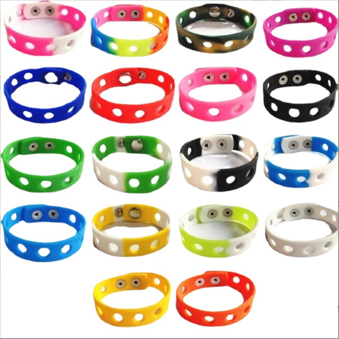 Hot Seller Kids Silicone Rubber Bracelet Charms for Education Target End User 21cm