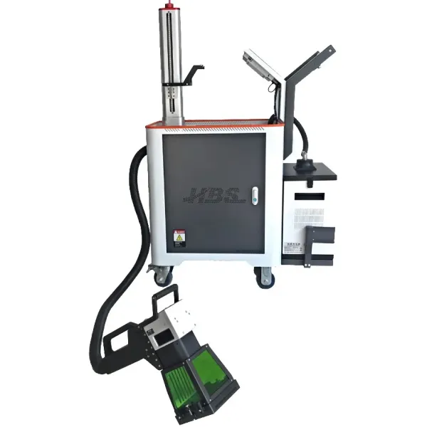 Portable Handheld Fiber Laser Marking System With Safe Cover 1064nm