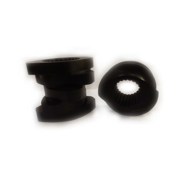 Diámetro 62.4m m de los elementos del tornillo de QPQ W6Mo5Cr4V2 para el extrusor plástico