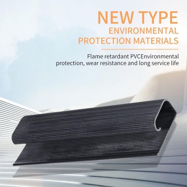 J Channel Ducts Raceway PVC Cable Management Desk Cable Tray Plastic Profiles Customized