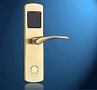 Stand Alone Hotel Door Locks Brass Polish Plus Transparent Finish